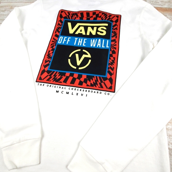 Vans Game Night LS Womens Tee White - Picture 7 of 9